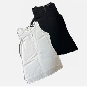 EXPRESS blouse, keyhole neckline